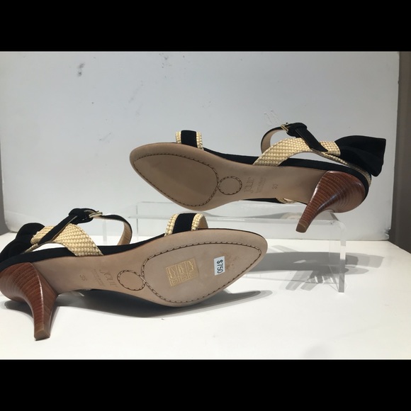 O Jour mid heel sandal with side buckle - Picture 3 of 4